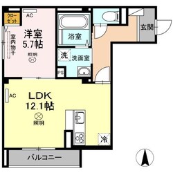 ラフォーレFの物件間取画像